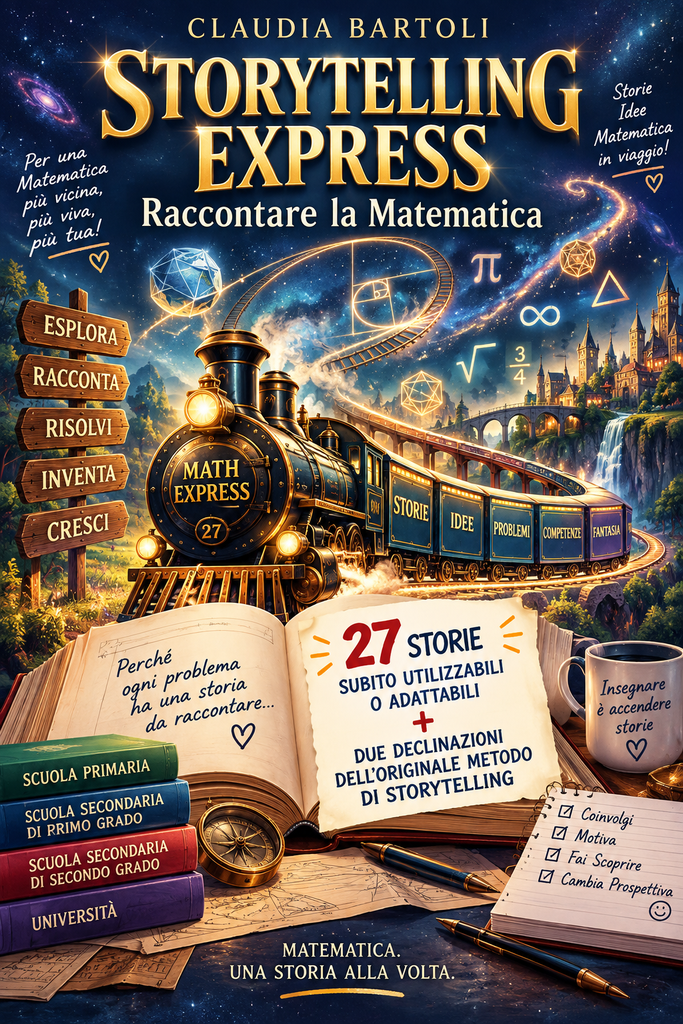Copertina di Storytelling Express – Raccontare la matematica